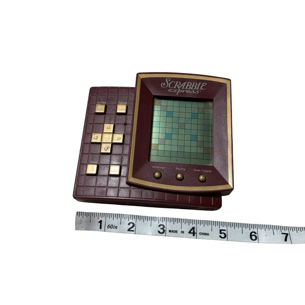 Vintage Scrabble Express Electronic Handheld Game Hasbro 1999 NO BATTERIES